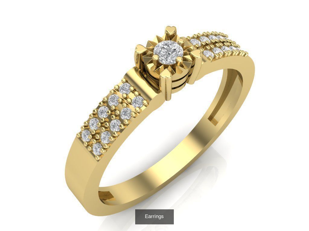 Collection Engagement rings heart and miscellaneous 31 models _28