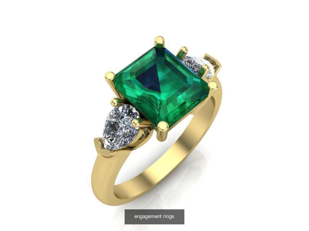 Collection Engagement rings heart and miscellaneous 31 models _11