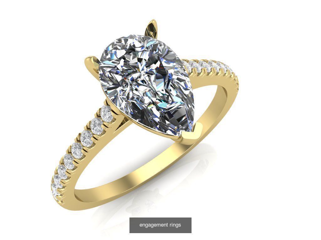 Collection Engagement rings heart and miscellaneous 31 models _13