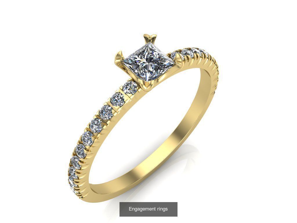 Collection Engagement rings heart and miscellaneous 31 models _17