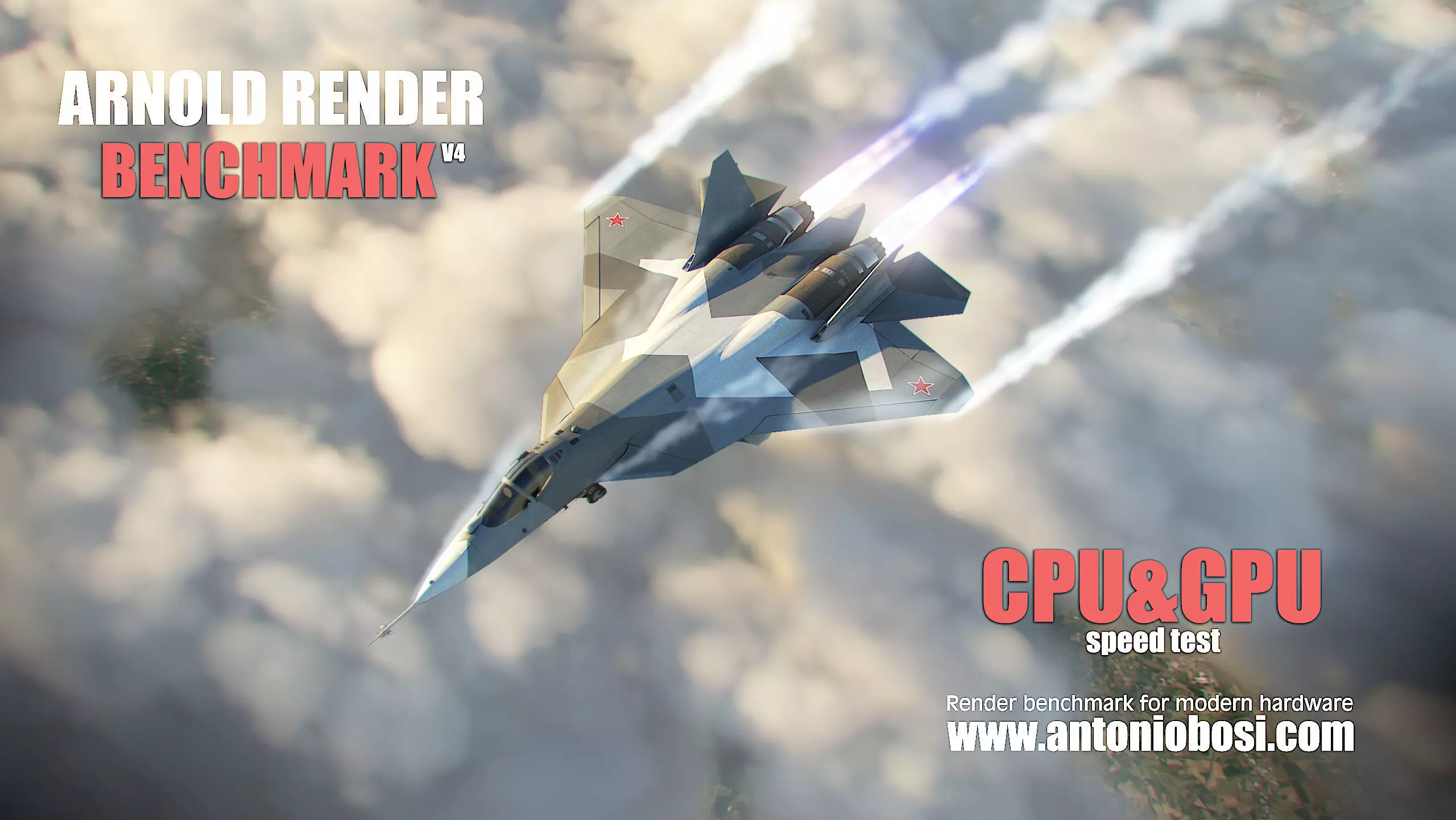 Arnold Render speed CPU banchmark for Maya Free low-poly 3D model