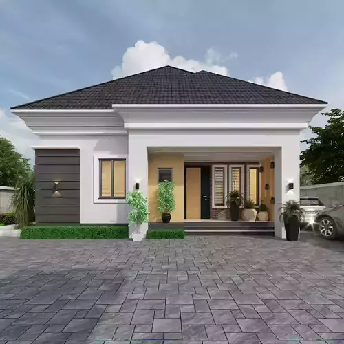 3D  MODEL BUNGALOW  3D model