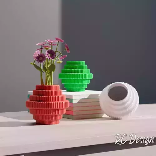 Maceta Minimalista Pot Flower Decoration 3D print model