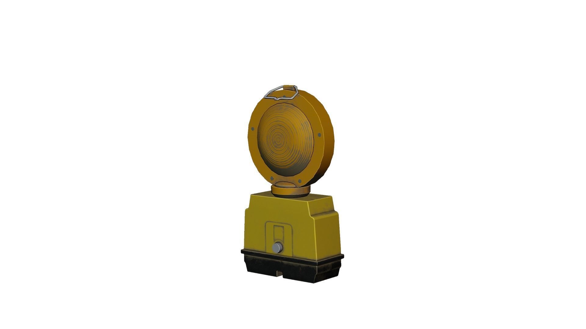 Roadwork traffic signs pack Low-poly 3D model_23