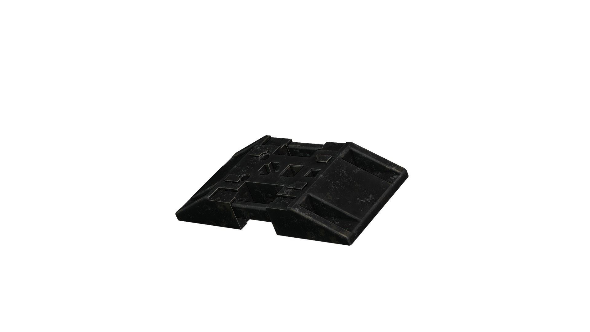 Roadwork traffic signs pack Low-poly 3D model_20