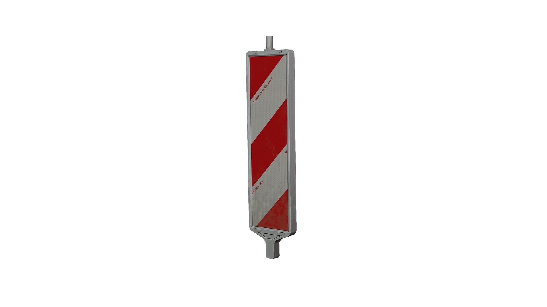 Roadwork traffic signs pack Low-poly 3D model_8