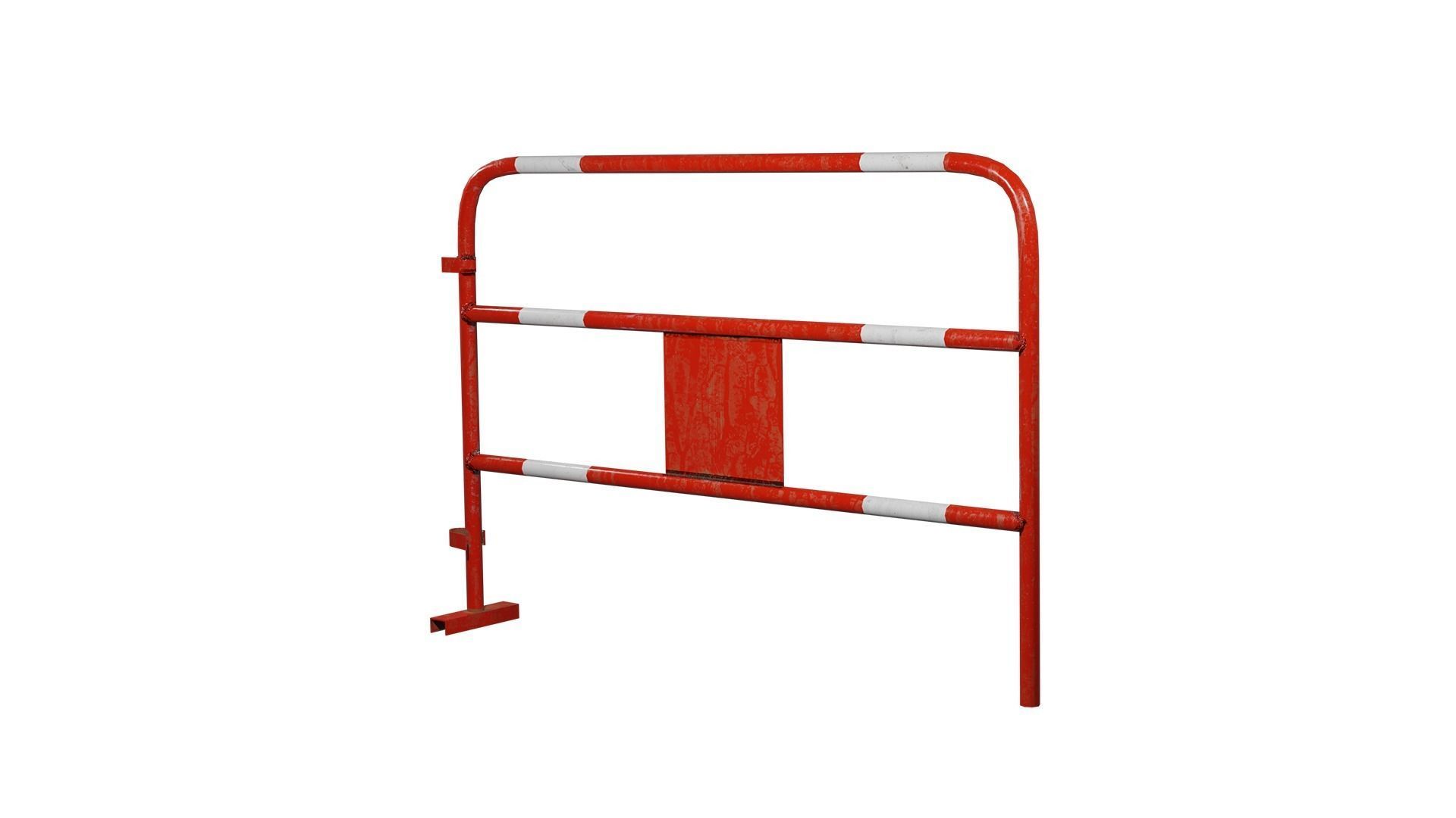 Roadwork traffic signs pack Low-poly 3D model_1