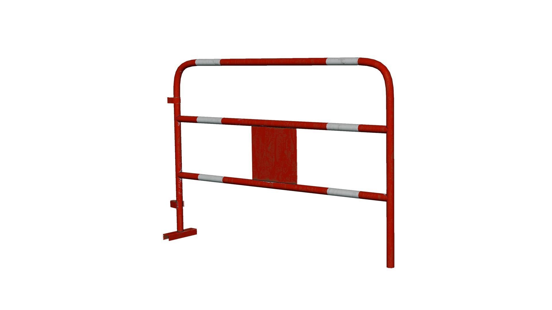 Roadwork traffic signs pack Low-poly 3D model_2
