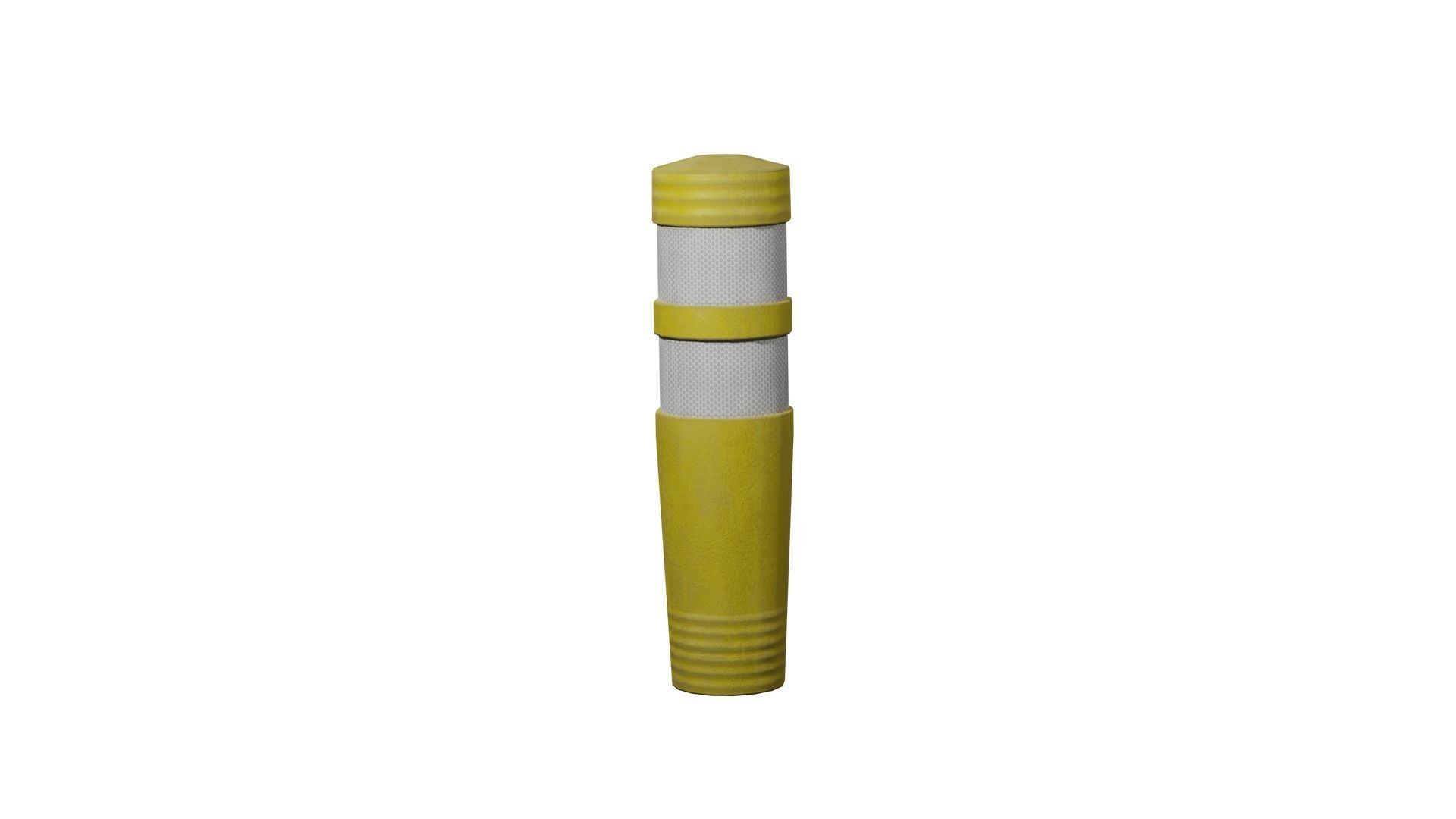 Roadwork traffic signs pack Low-poly 3D model_10