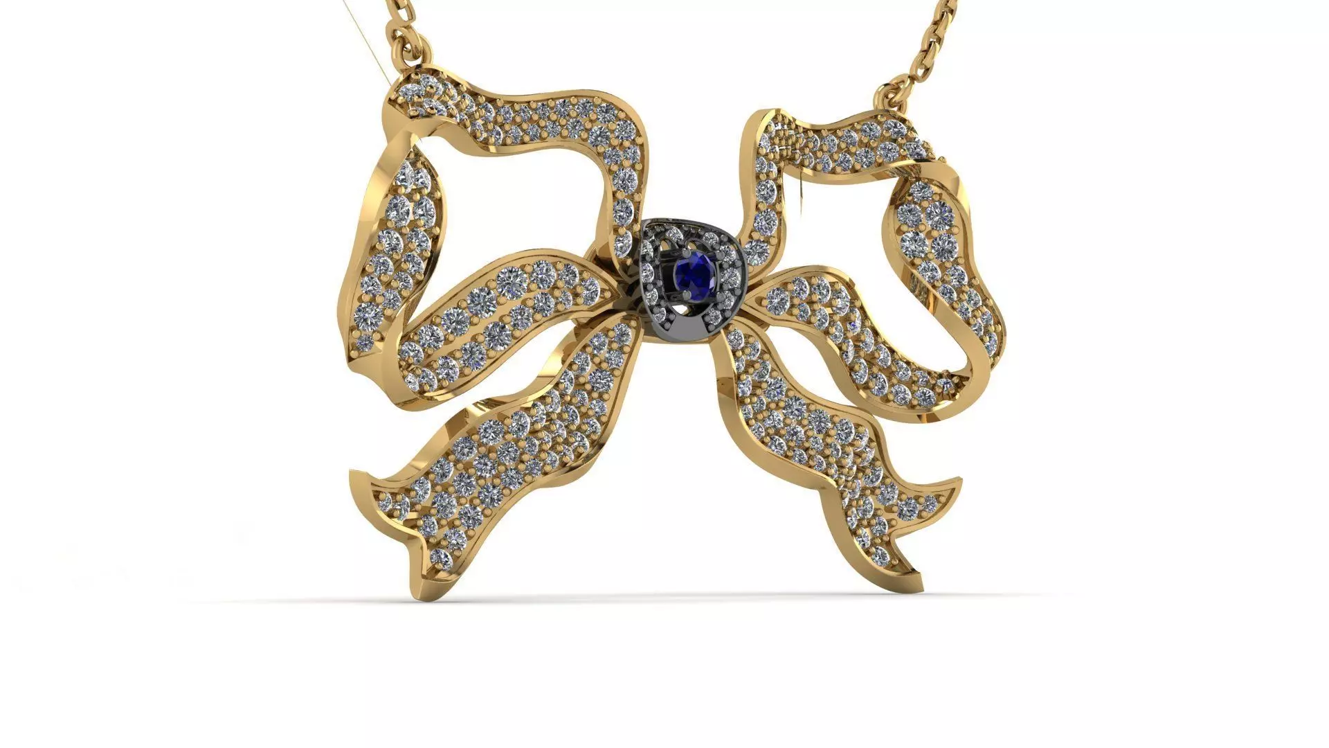 Bow tie Pendant 3D print model