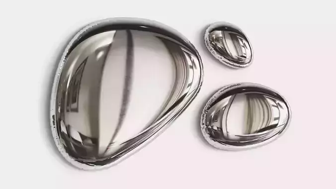 Abstract mirror Tafla by Zieta