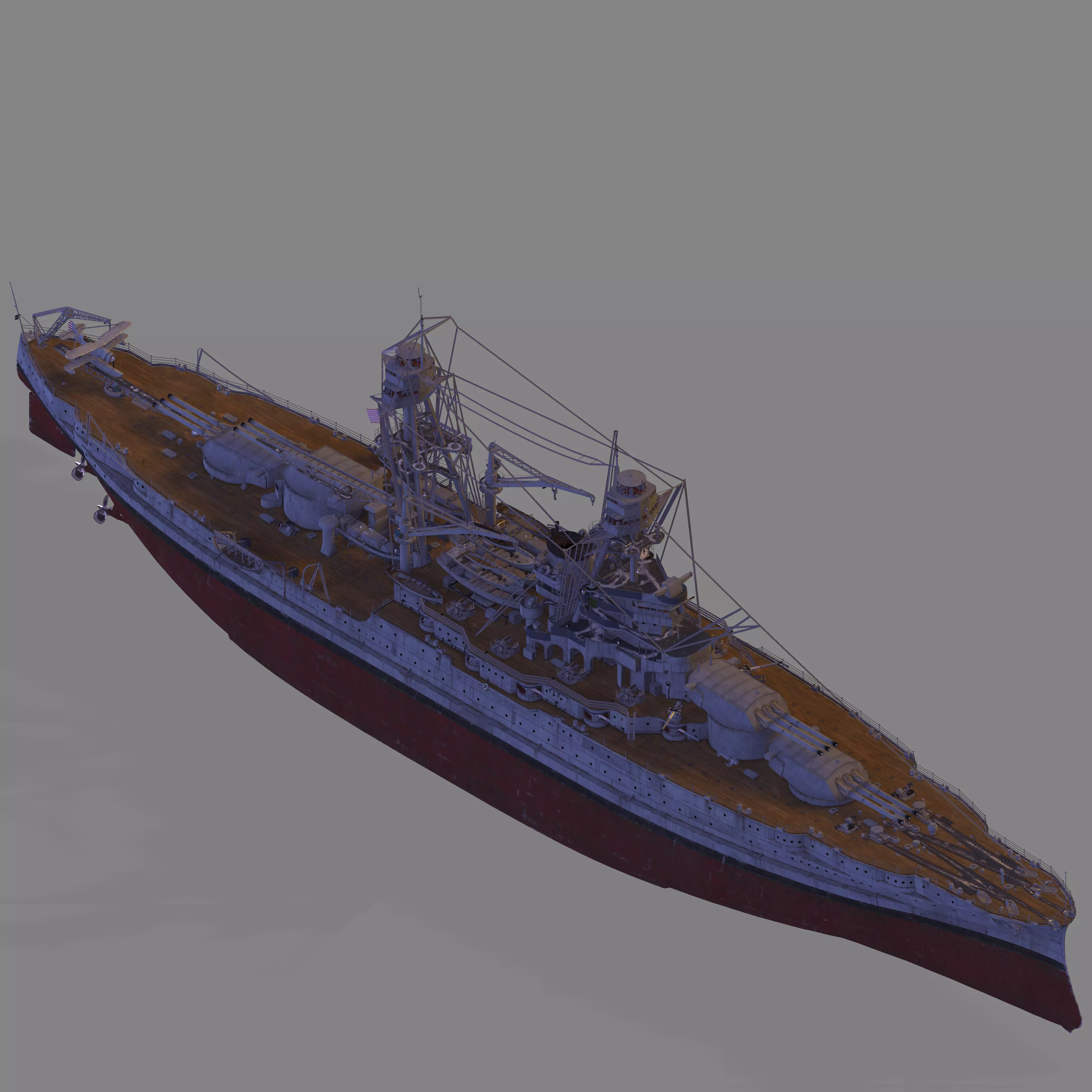 USS Arizona 3D model_0