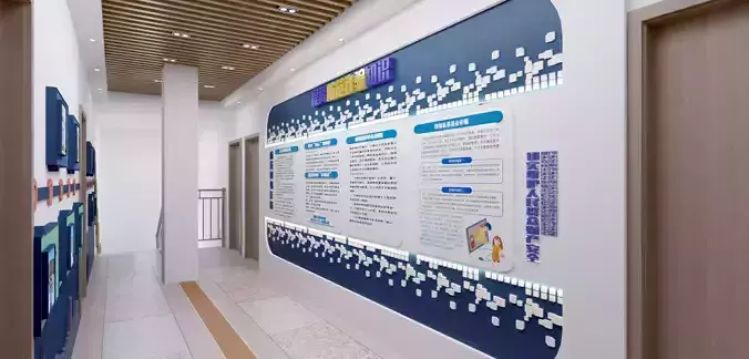 Hall Cultural Wall Exhibition Anti