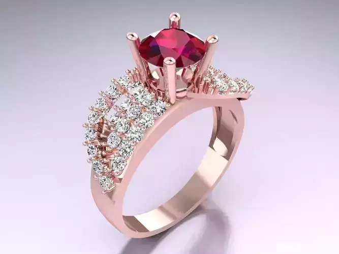 Diamond Ring - Womens Rings - N2368