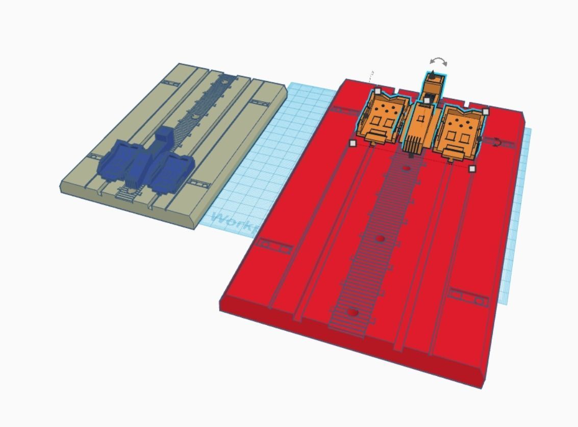 GUNDAM MECHA ROBOT SHIP LAUNCH PAD 3D print model_1