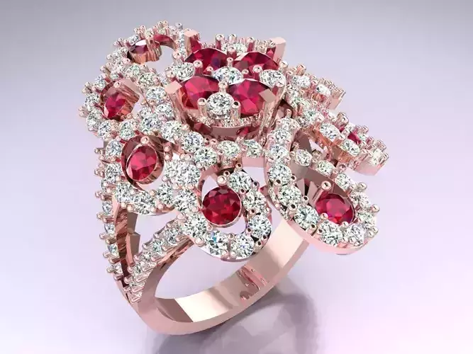 Diamond Ring - Womens Rings - N3507