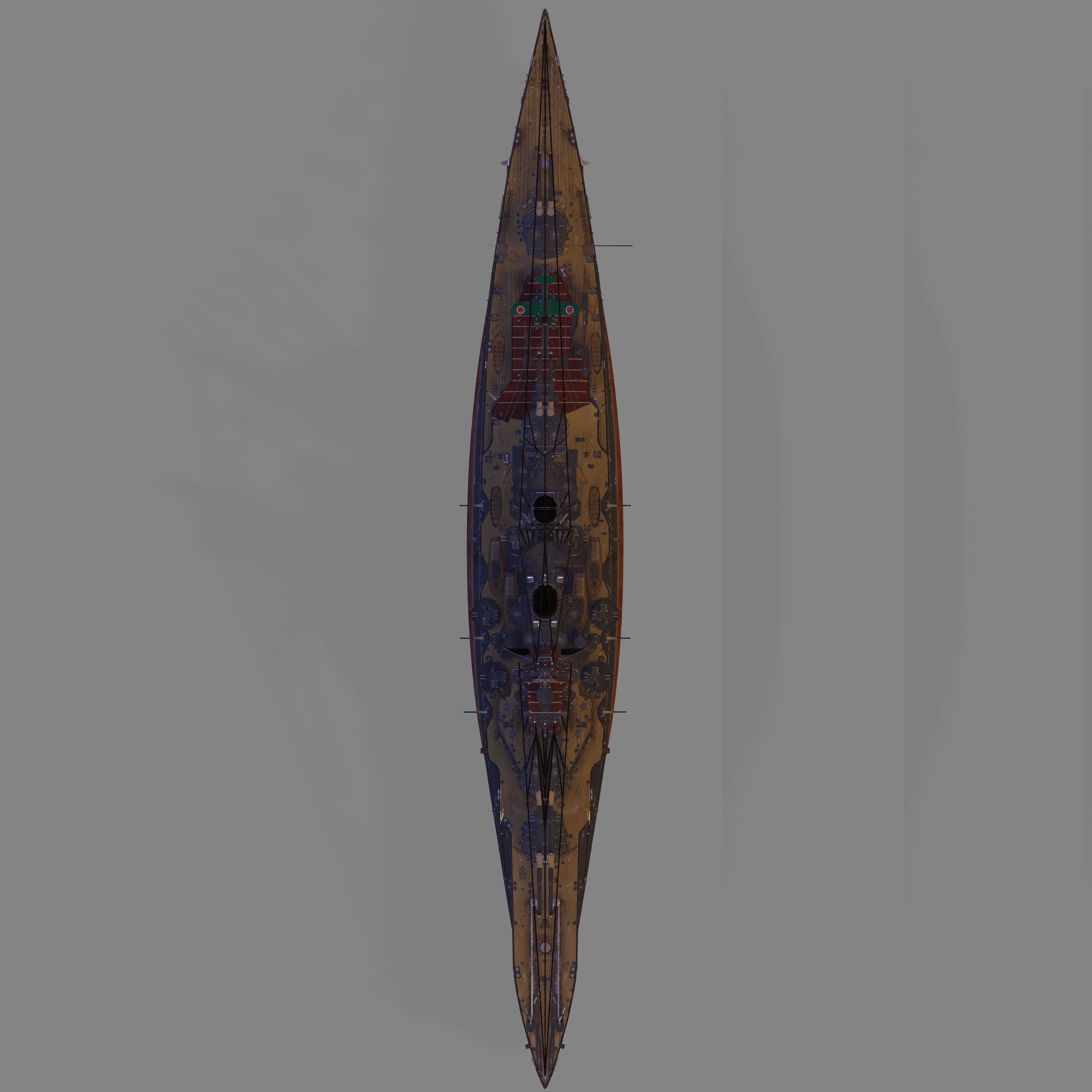 IJN Haruna 3D model_6