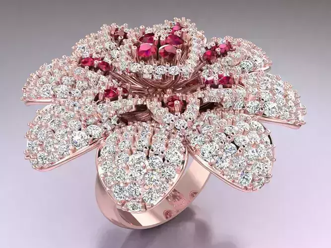 Flower Rings - Womens Ring - N3622