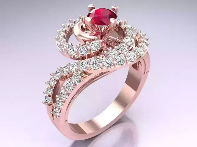 Diamond Ring - Womens Rings - N3734