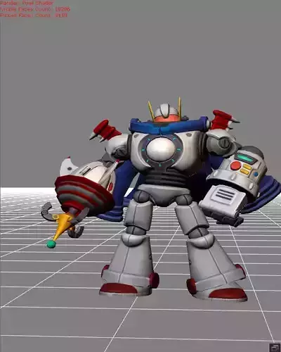 Atlas Space Mech Low-poly 3D model