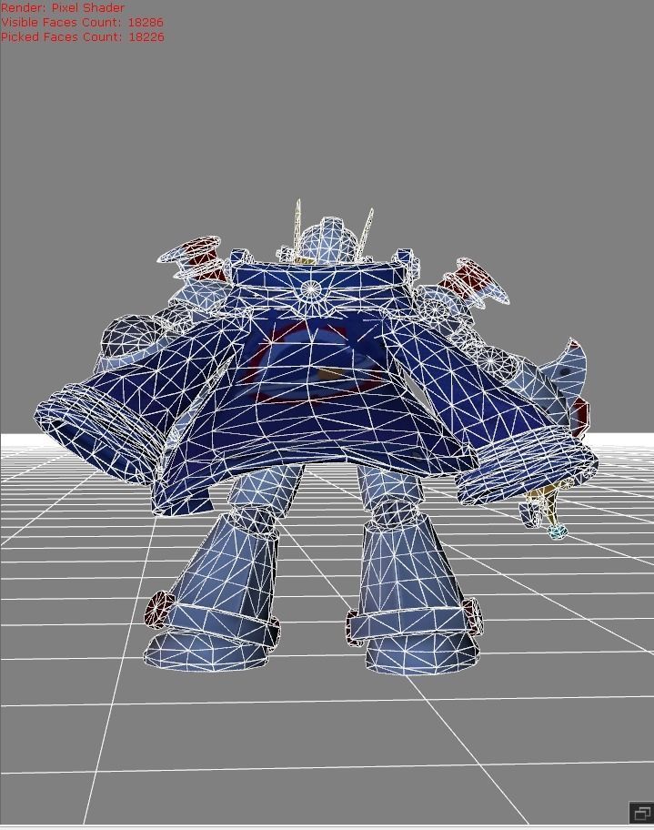Atlas Space Mech Low-poly 3D model_6