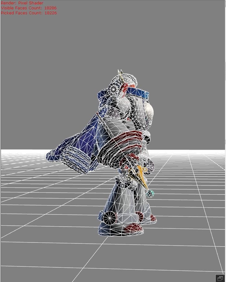 Atlas Space Mech Low-poly 3D model_5