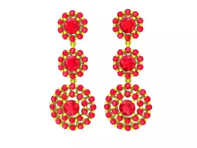 5842 hongkong diamond earrings