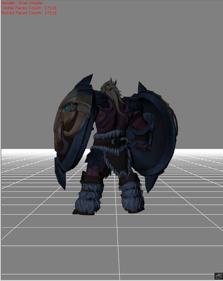 Baxia Wild Totem Skin Low-poly 3D model_3