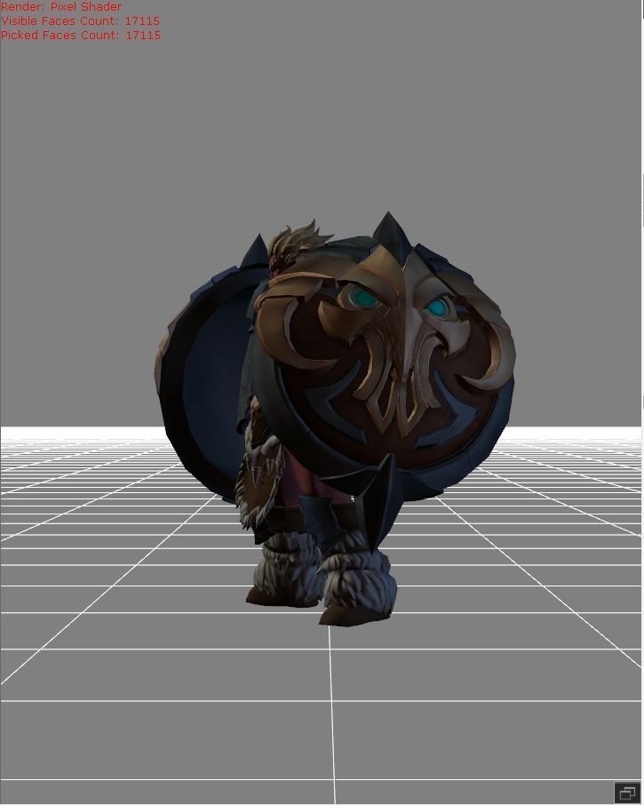 Baxia Wild Totem Skin Low-poly 3D model_2