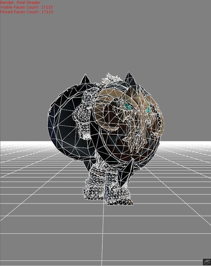 Baxia Wild Totem Skin Low-poly 3D model_5