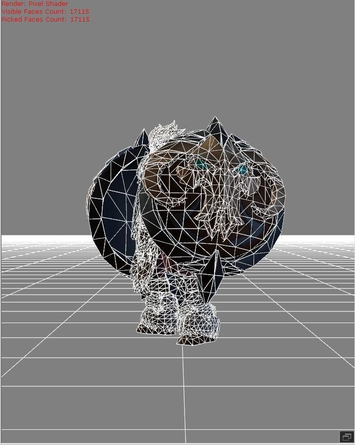 Baxia Wild Totem Skin Low-poly 3D model_6