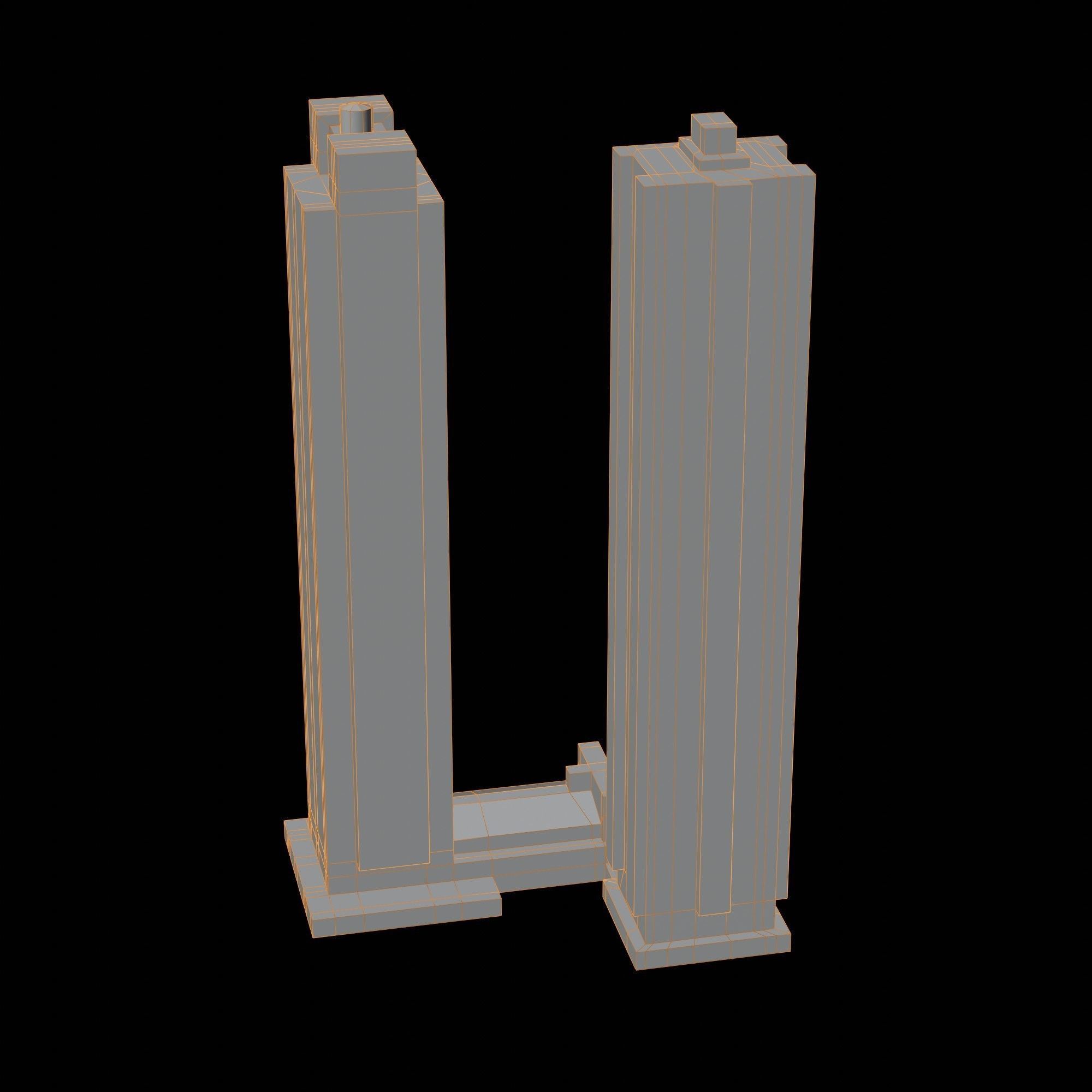 Taino Towers Low-poly 3D model_23