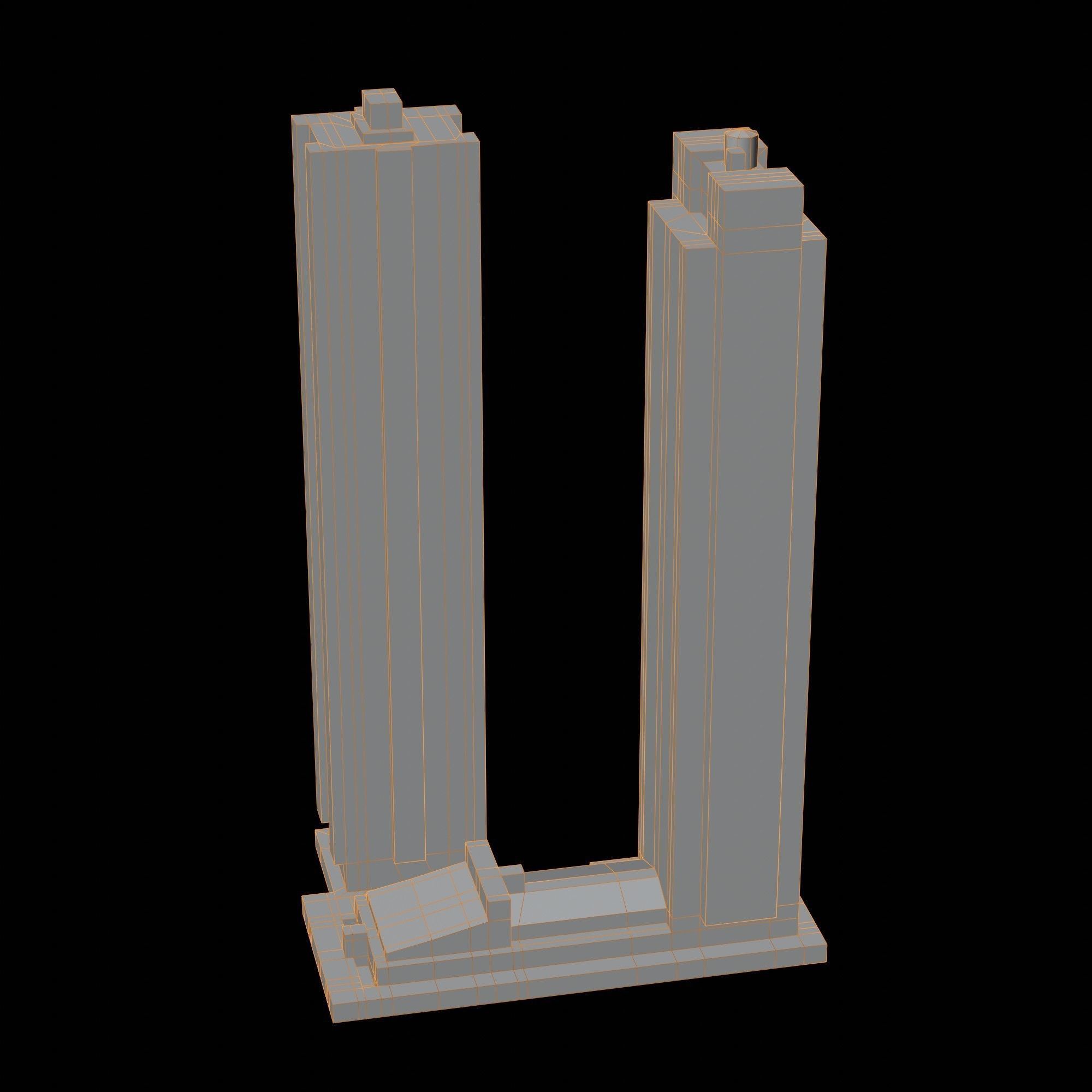 Taino Towers Low-poly 3D model_28