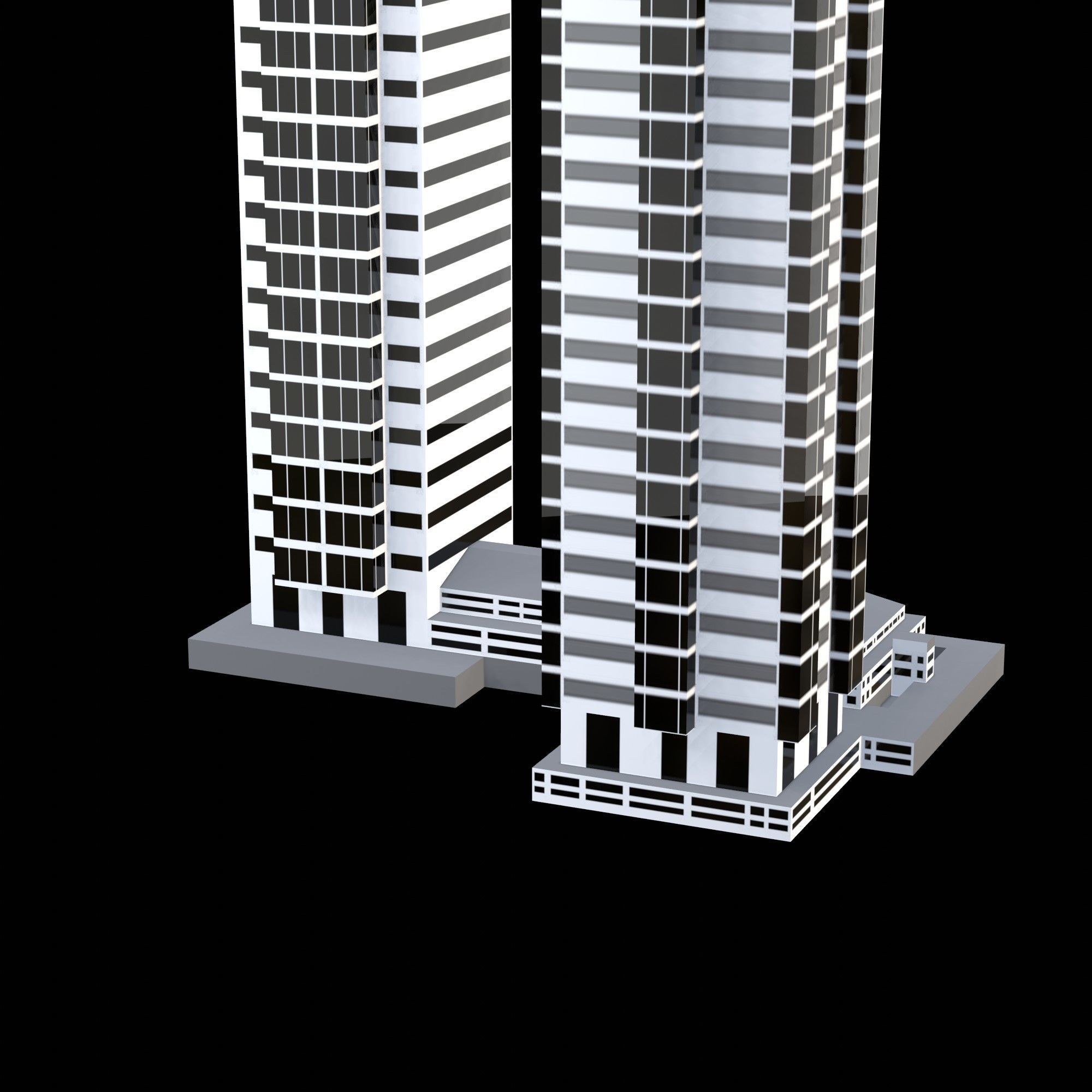 Taino Towers Low-poly 3D model_5