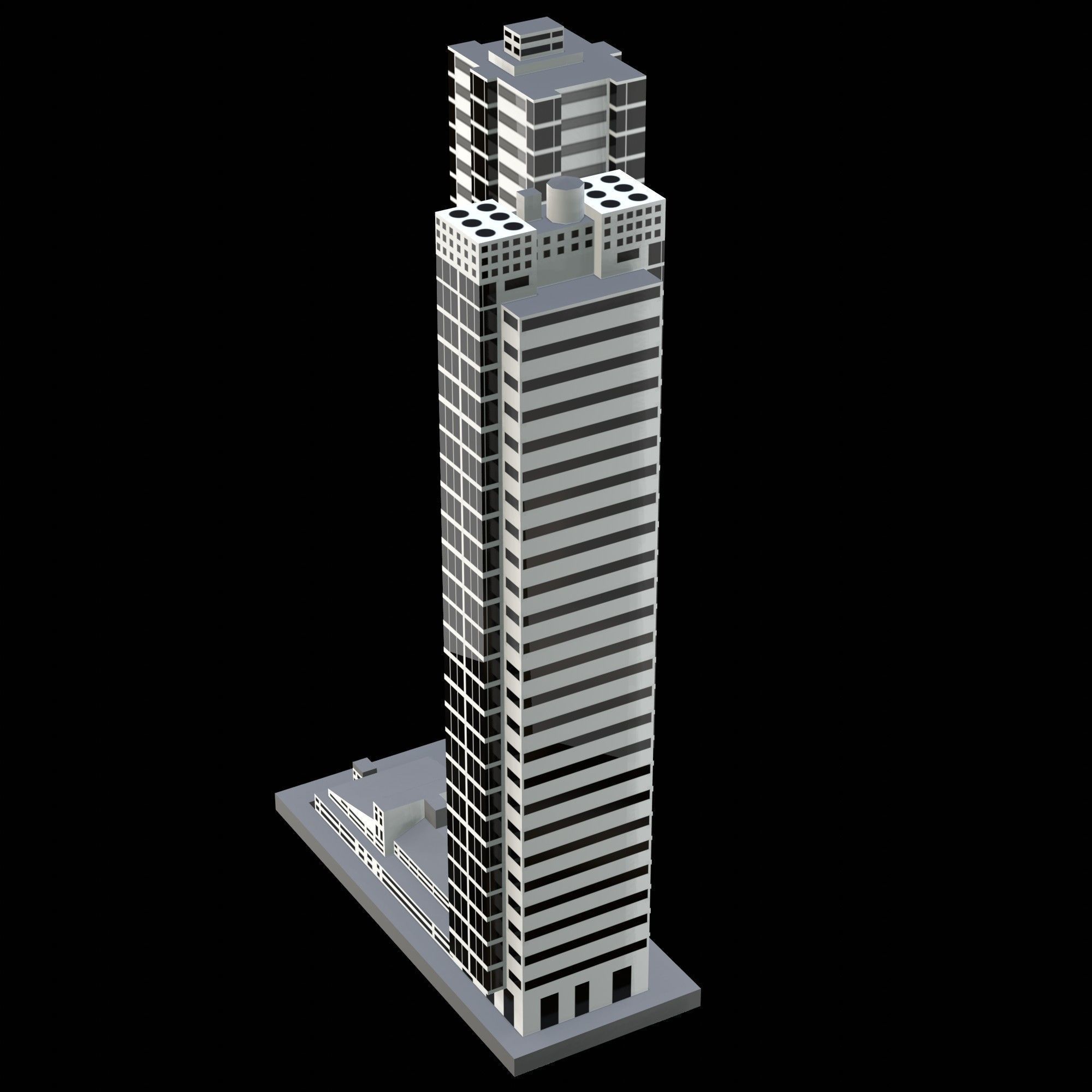 Taino Towers Low-poly 3D model_20