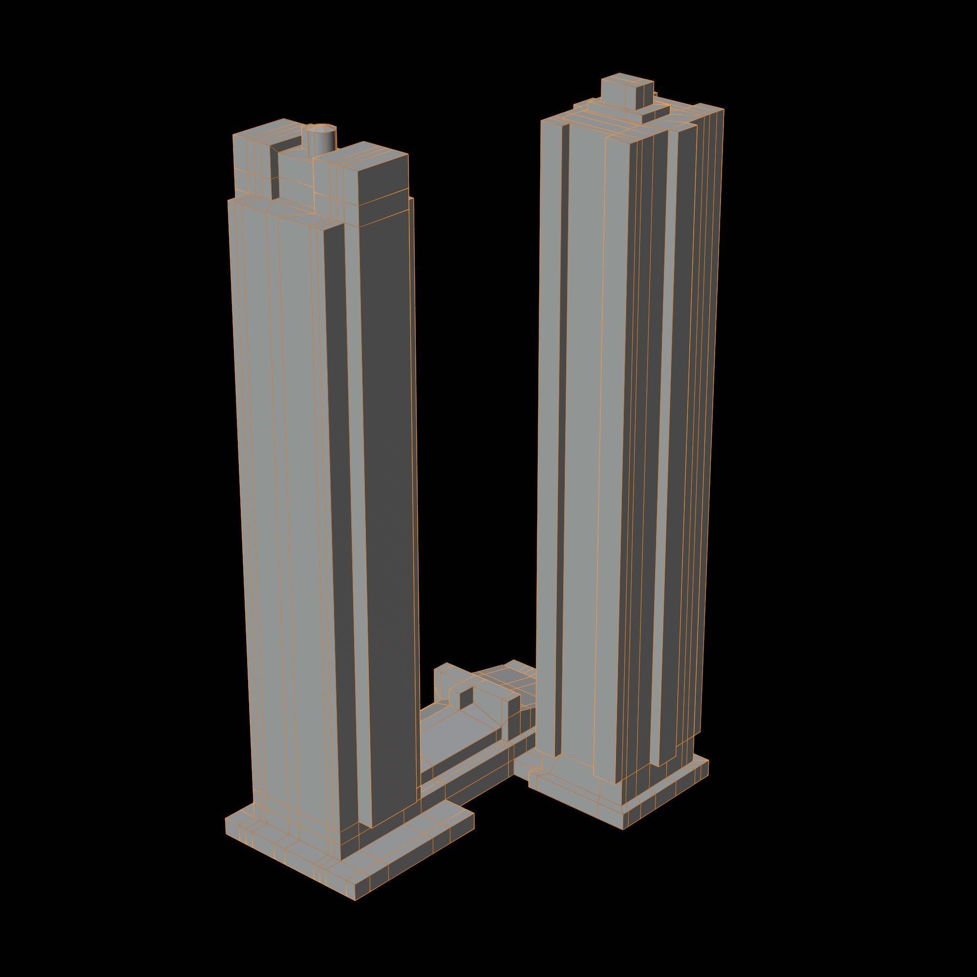 Taino Towers Low-poly 3D model_21