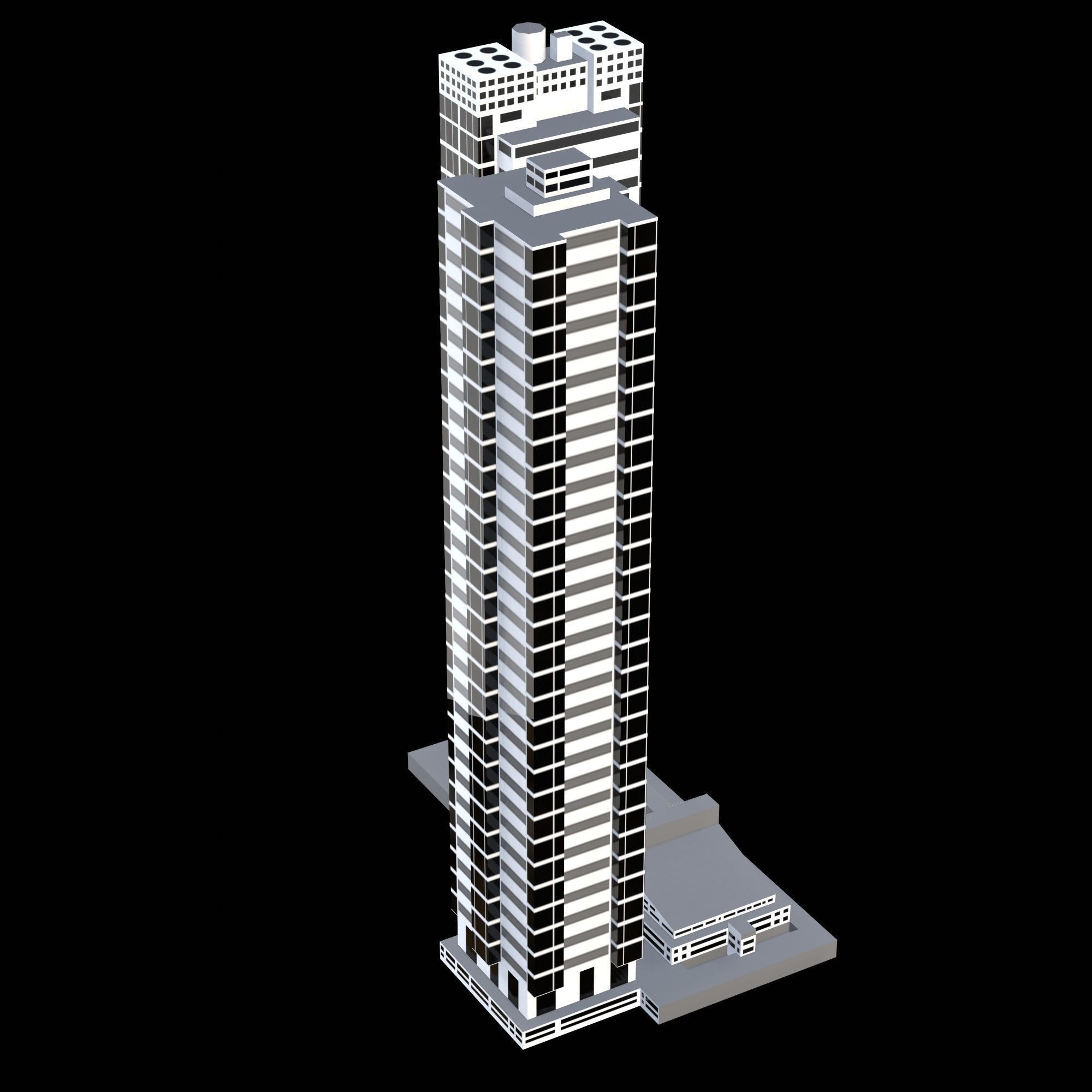Taino Towers Low-poly 3D model_15