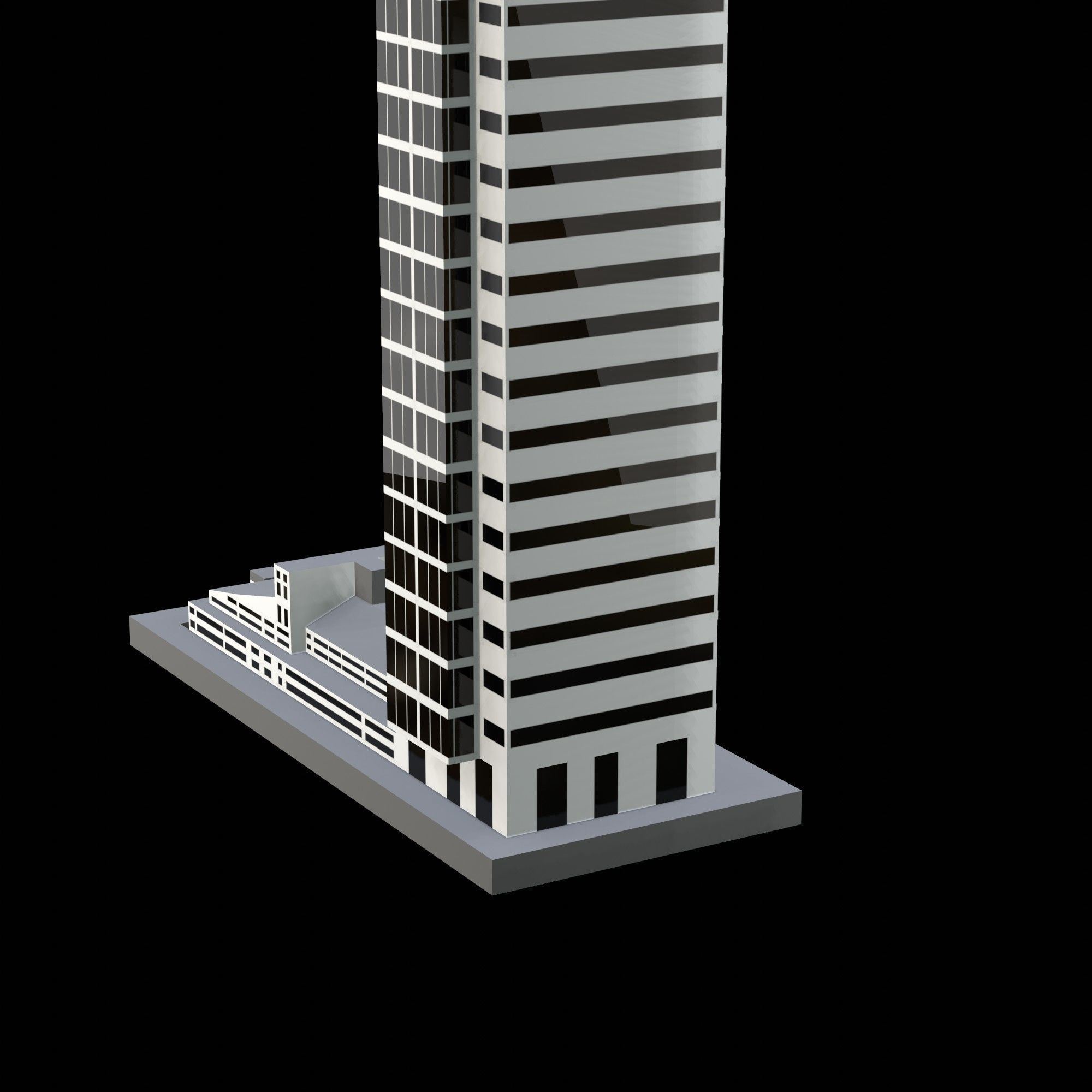 Taino Towers Low-poly 3D model_12