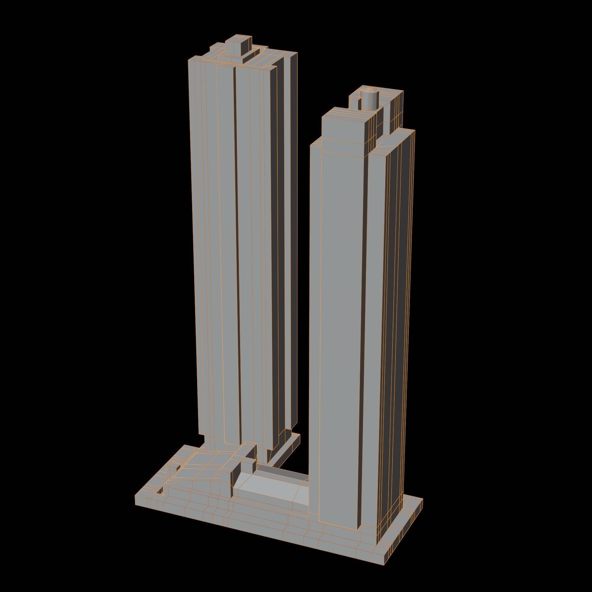 Taino Towers Low-poly 3D model_29