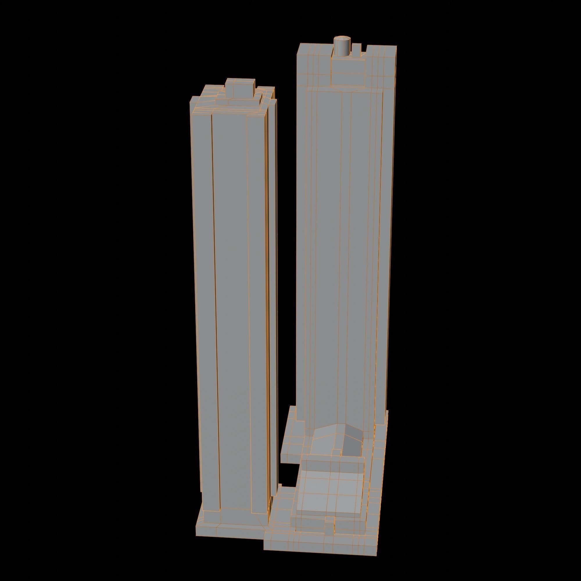 Taino Towers Low-poly 3D model_26