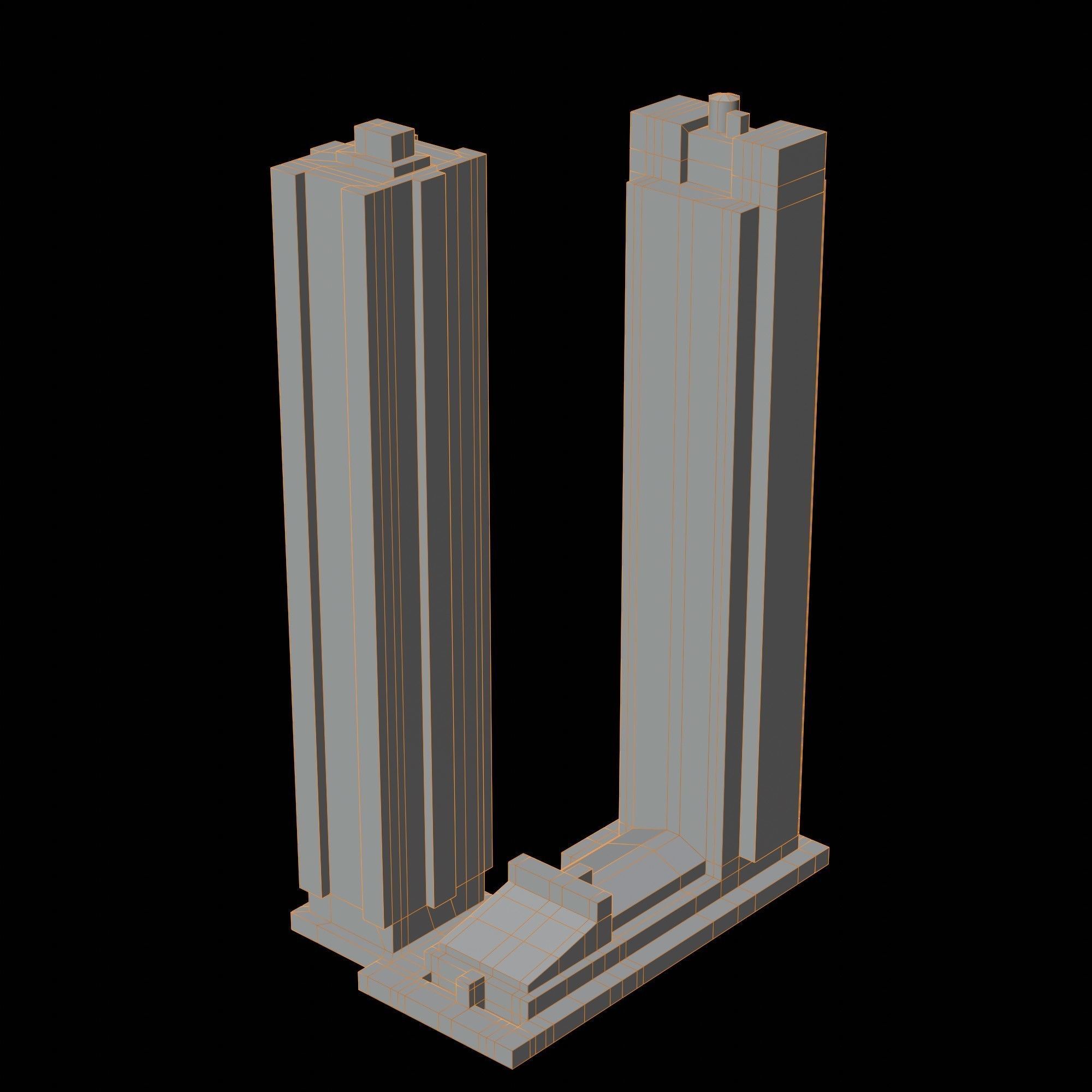 Taino Towers Low-poly 3D model_27