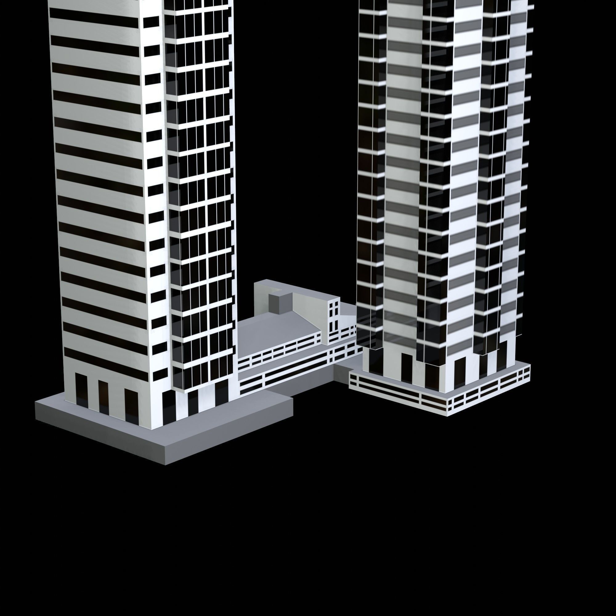Taino Towers Low-poly 3D model_3