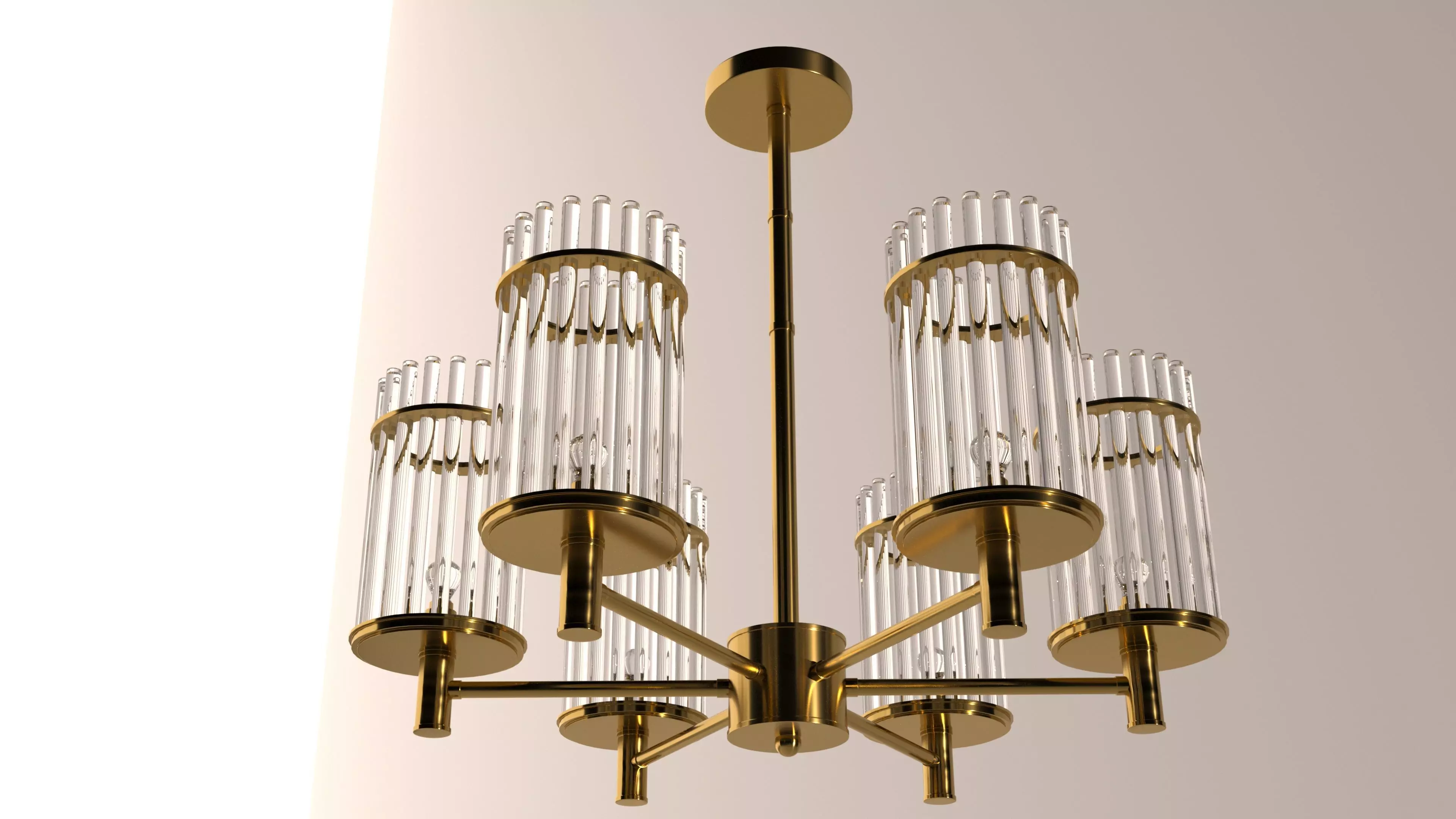 6 disk ceiling 3D model_0