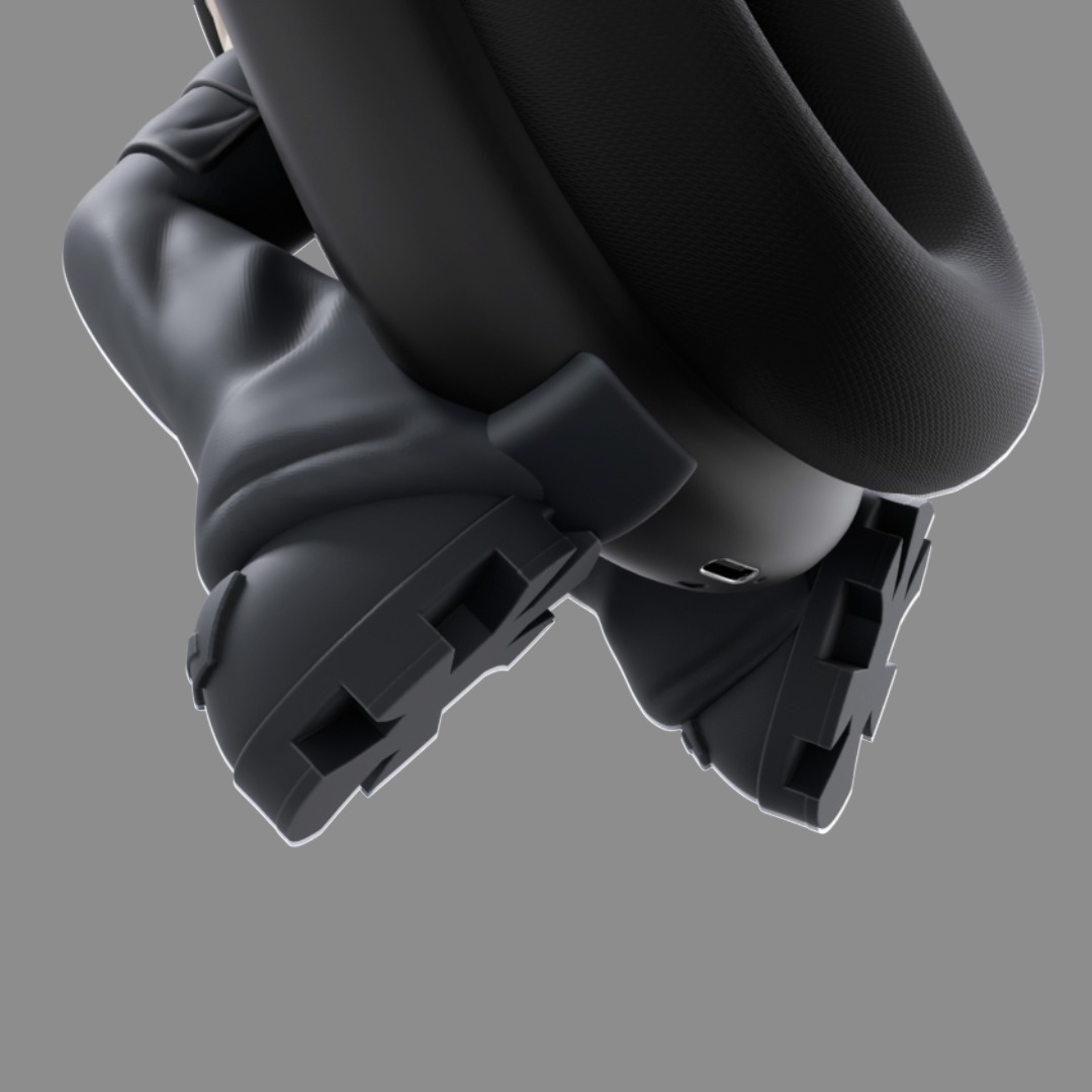 Bunny Boy AirPods Max Attachment 3D print model_2