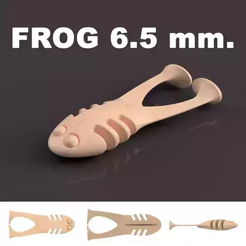 MOLD FROG 65 mm  FOR CNC AND 3D PRINT