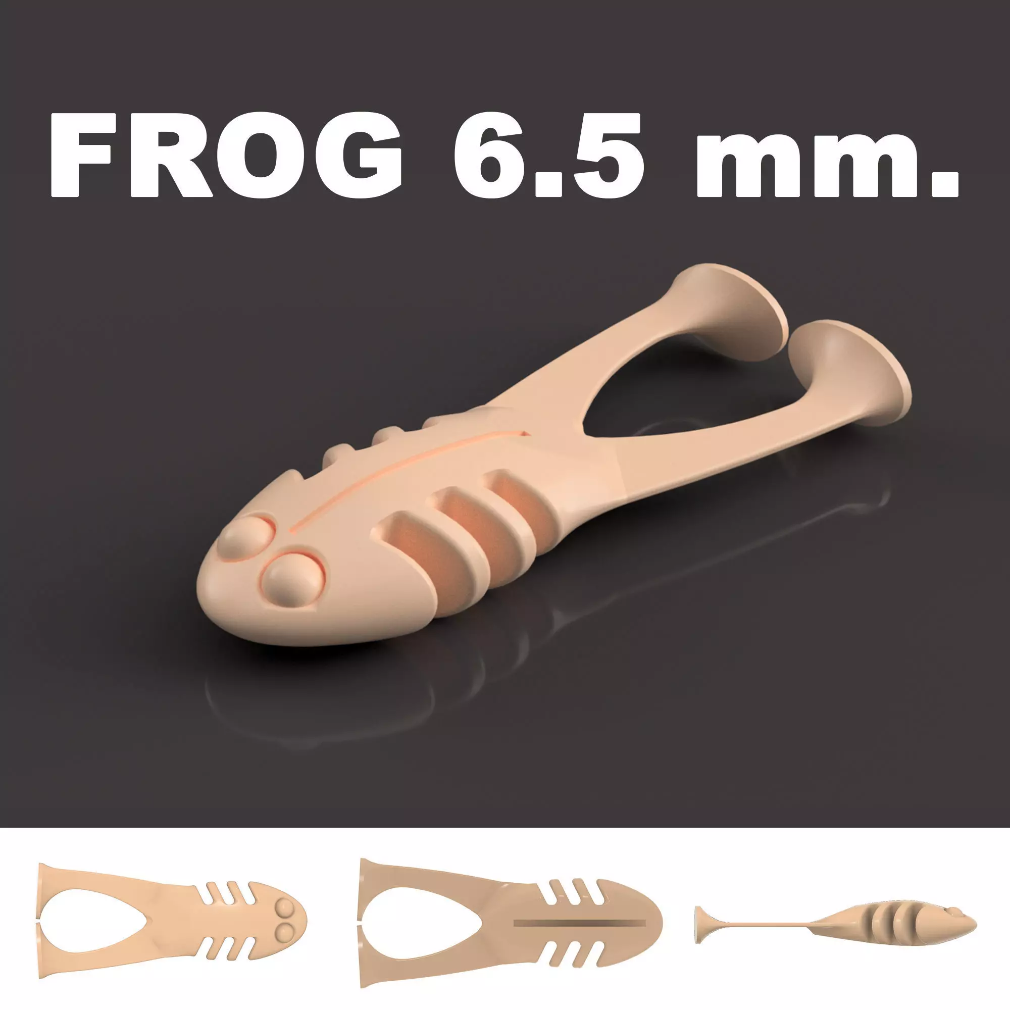 MOLD FROG 65 mm  FOR CNC AND 3D PRINT 3D print model_0