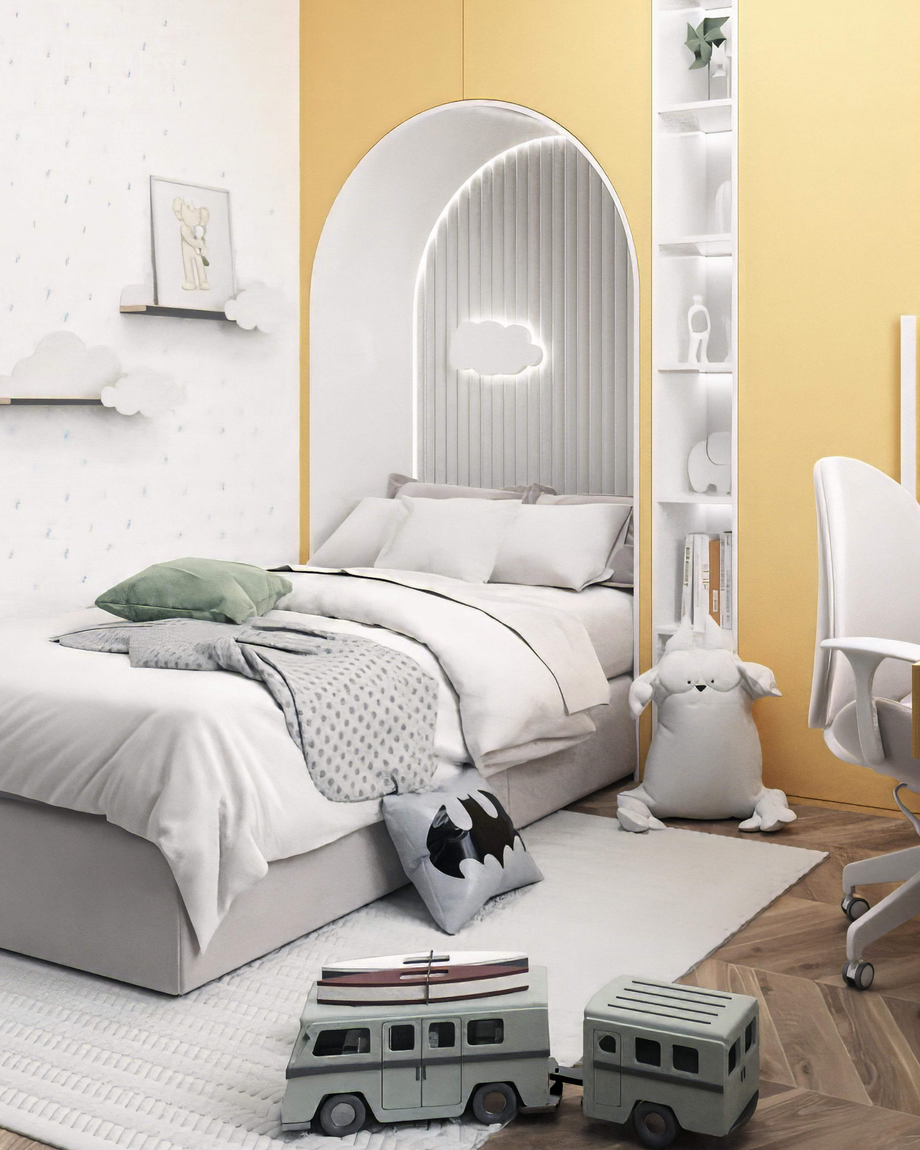 Modern Room Childrens 3D model_1