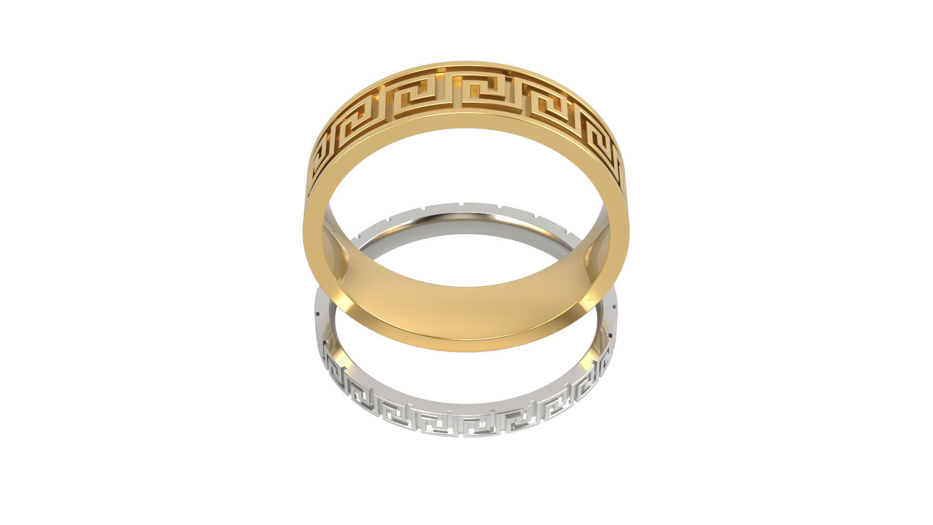 Ring N 11 Size 7 Two versions 3D print model_4