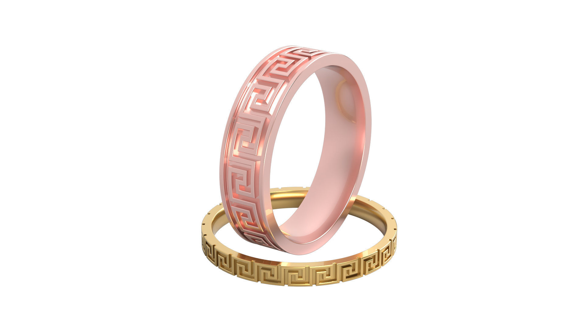Ring N 11 Size 7 Two versions 3D print model_3