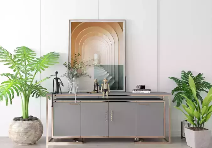 entrance Chinese New cabinet style